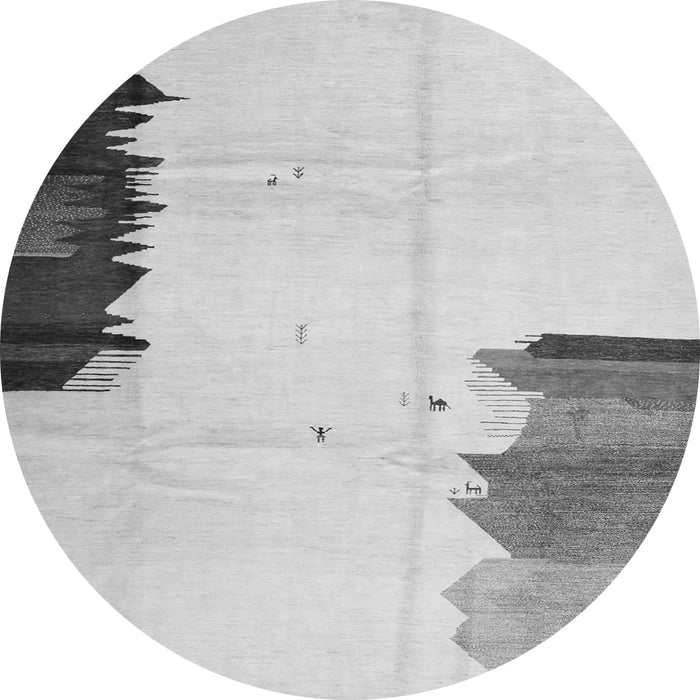 Machine Washable Solid Gray Modern Rug, wshcon1510gry