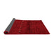 Abstract Red Contemporary Area Rugs