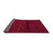 Sideview of Abstract Pink Contemporary Rug, con1511pnk