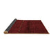 Sideview of Abstract Brown Contemporary Rug, con1511brn