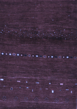 Abstract Blue Contemporary Rug, con1511blu