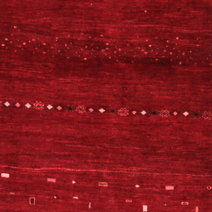 Machine Washable Abstract Red Contemporary Rug, wshcon1511red