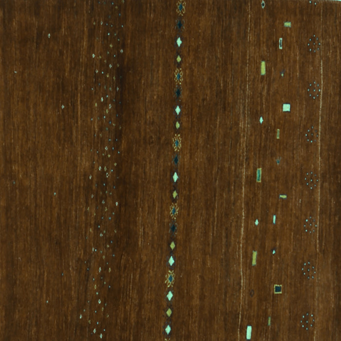 Square Machine Washable Abstract Turquoise Contemporary Area Rugs, wshcon1511turq