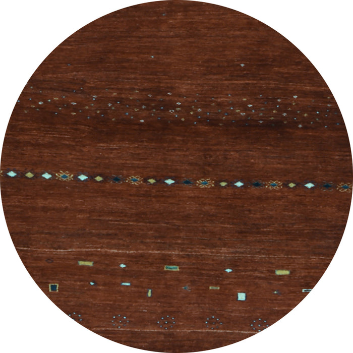Round Machine Washable Abstract Light Blue Contemporary Rug, wshcon1511lblu