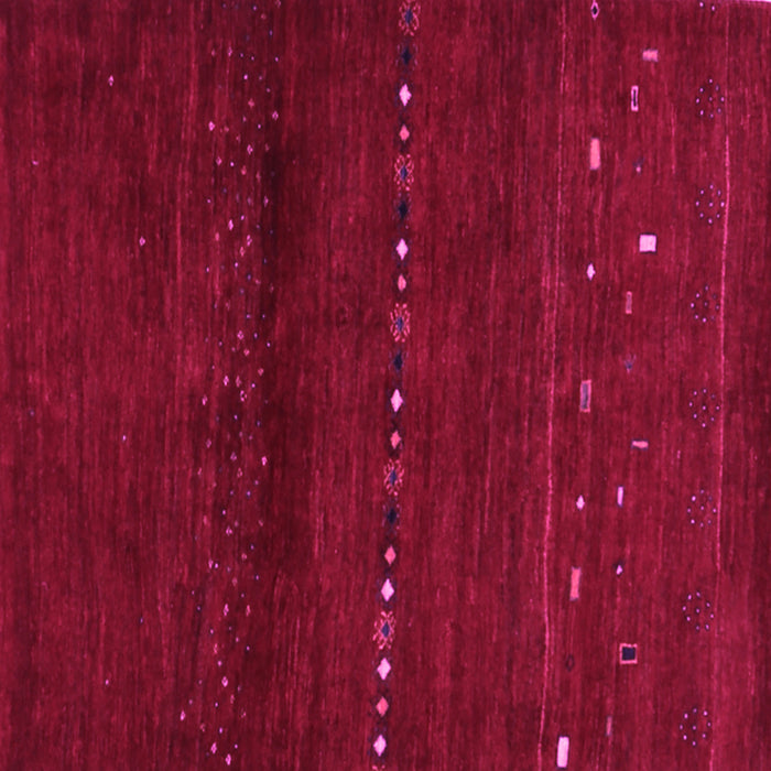 Square Machine Washable Abstract Pink Contemporary Rug, wshcon1511pnk