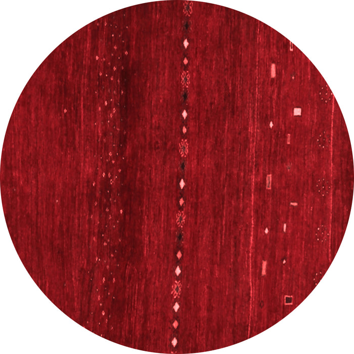 Machine Washable Abstract Red Contemporary Rug, wshcon1511red