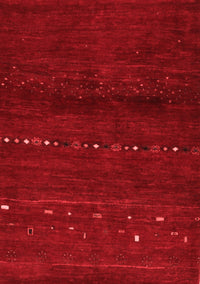 Abstract Red Contemporary Rug, con1511red