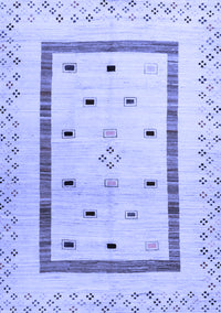 Solid Blue Modern Rug, con1512blu