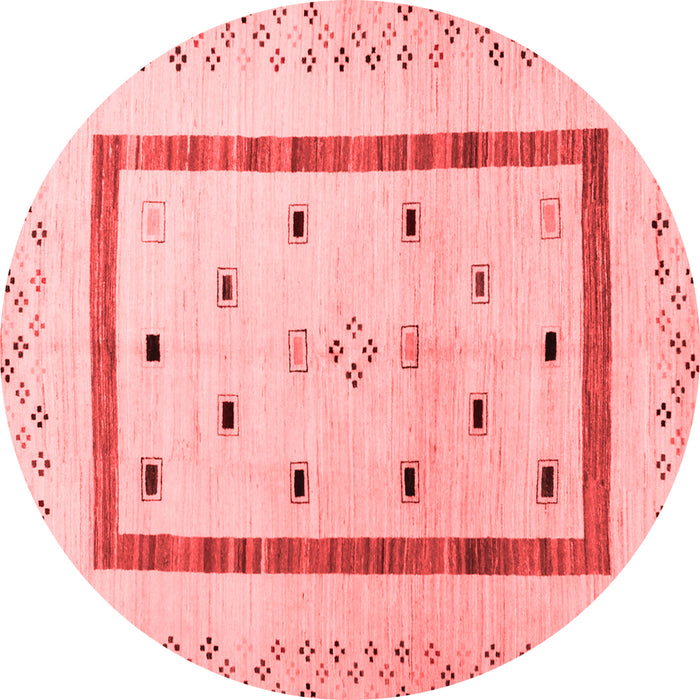 Machine Washable Solid Red Modern Rug, wshcon1512red