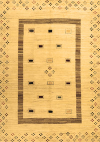 Solid Brown Modern Rug, con1512brn