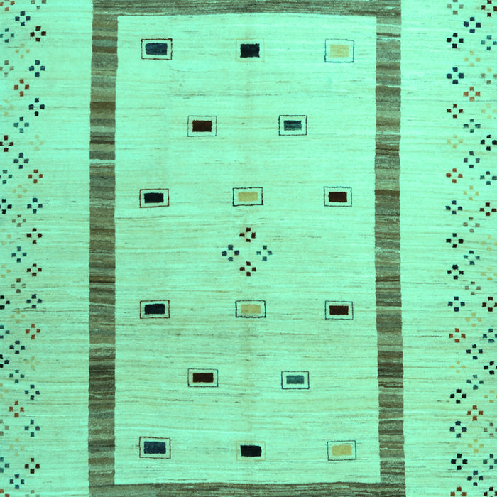 Solid Turquoise Modern Rug, con1512turq