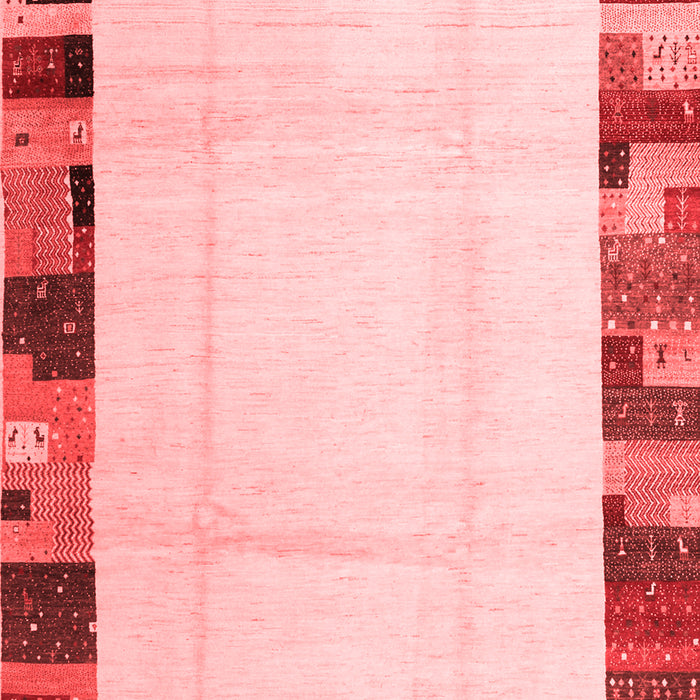 Solid Red Modern Area Rugs