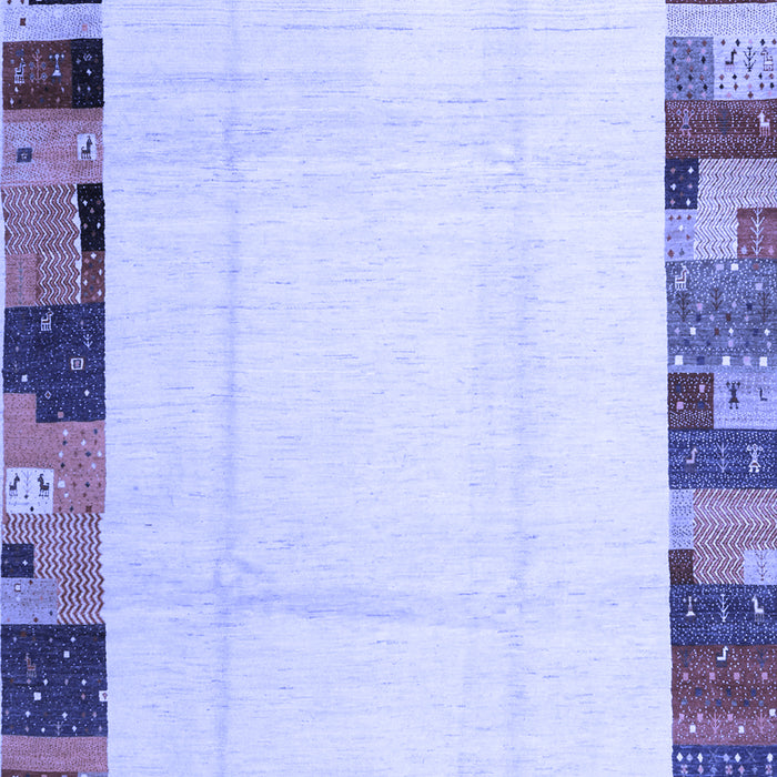 Solid Blue Modern Rug, con1513blu