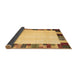 Sideview of Solid Brown Modern Rug, con1513brn