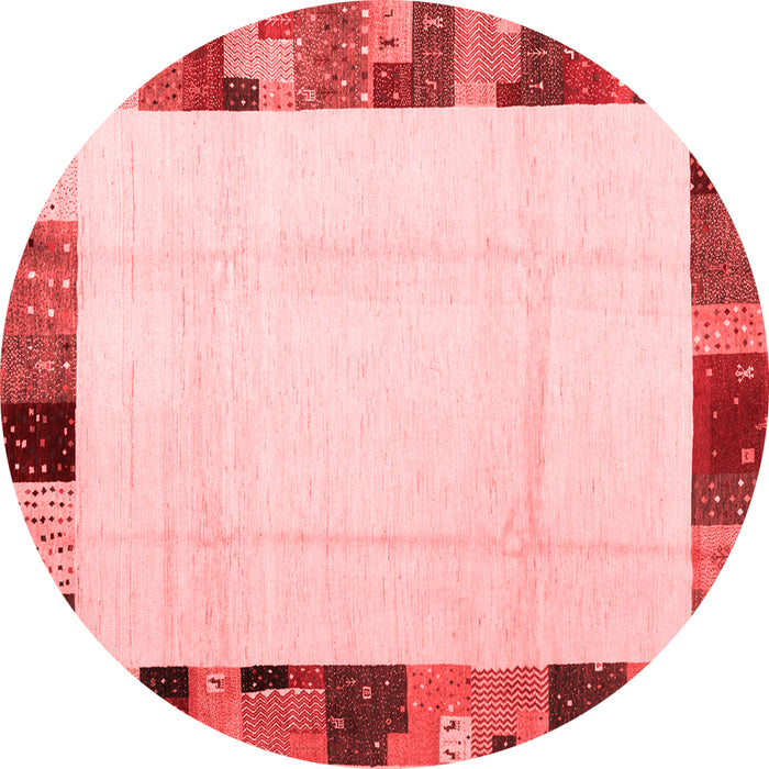 Solid Red Modern Rug, con1513red