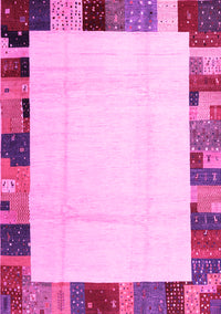 Solid Pink Modern Rug, con1513pnk