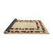 Thickness of Contemporary Sun Yellow Solid Rug, con1514