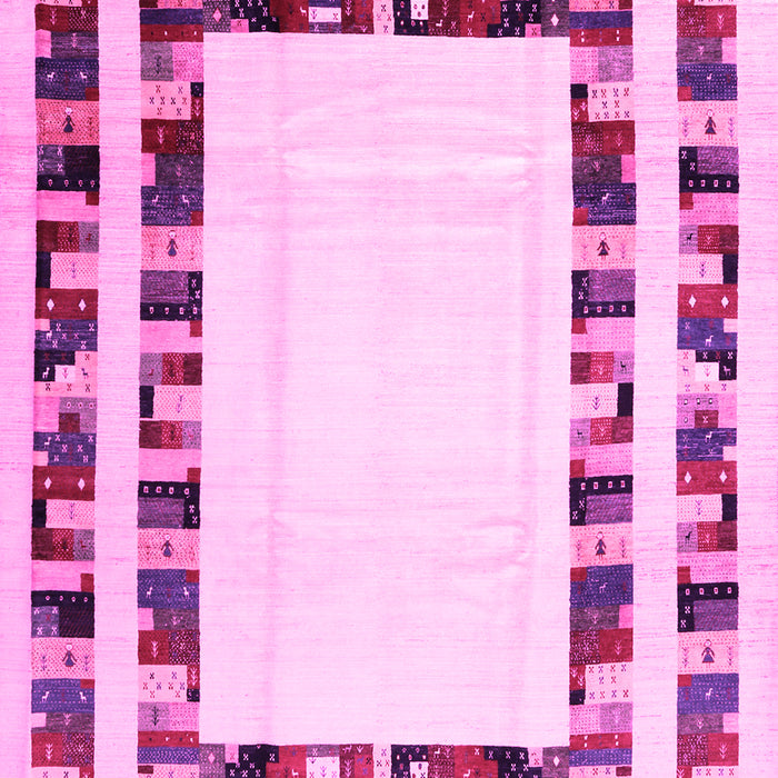Solid Pink Modern Rug, con1514pnk