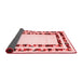 Solid Red Modern Area Rugs