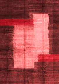 Abstract Red Contemporary Rug, con1515red