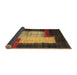 Sideview of Abstract Brown Contemporary Rug, con1515brn