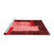 Contemporary Red Washable Rugs