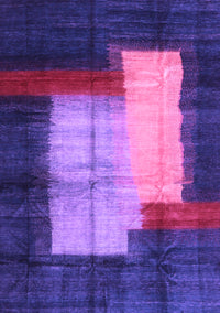 Abstract Purple Contemporary Rug, con1515pur