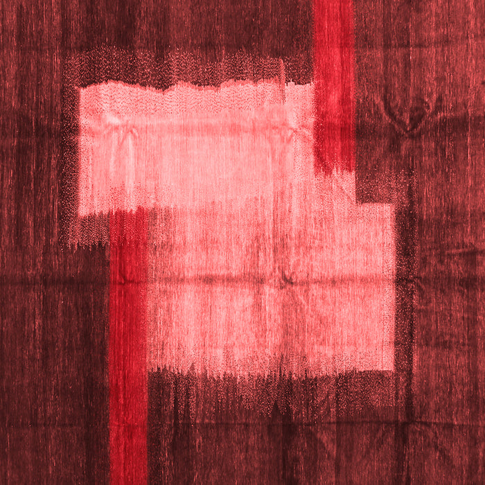 Machine Washable Abstract Red Contemporary Rug, wshcon1515red