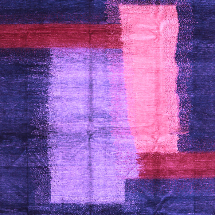 Machine Washable Abstract Purple Contemporary Area Rugs, wshcon1515pur