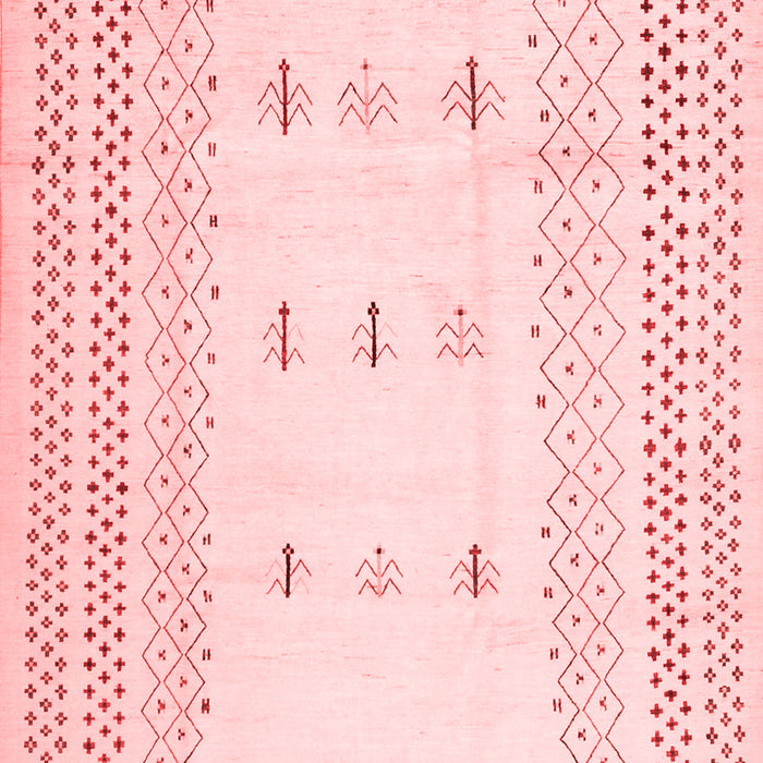 Solid Red Modern Area Rugs