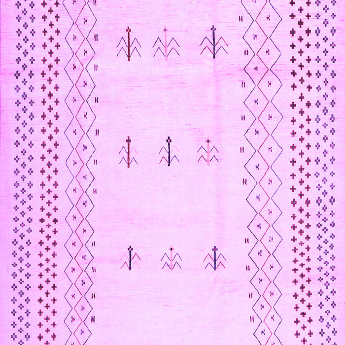 Solid Purple Modern Rug, con1516pur