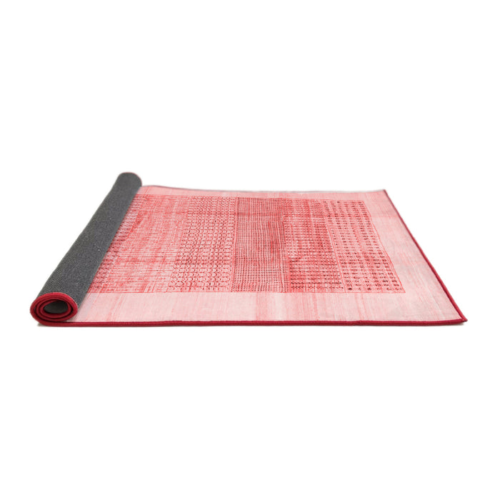 Solid Red Modern Area Rugs
