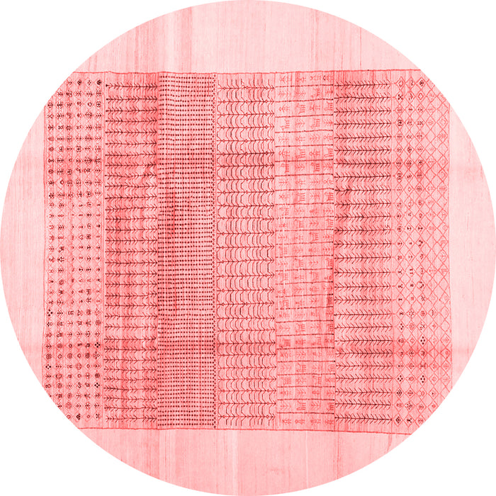 Solid Red Modern Rug, con1517red