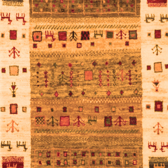 Serging Thickness of Machine Washable Abstract Orange Contemporary Area Rugs, wshcon1518org