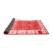 Abstract Red Contemporary Area Rugs