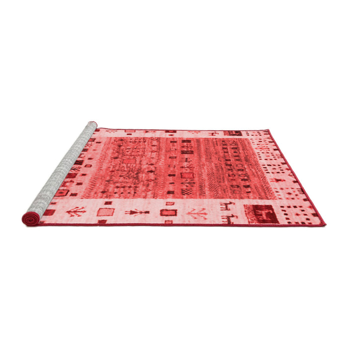 Contemporary Red Washable Rugs