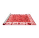 Contemporary Red Washable Rugs