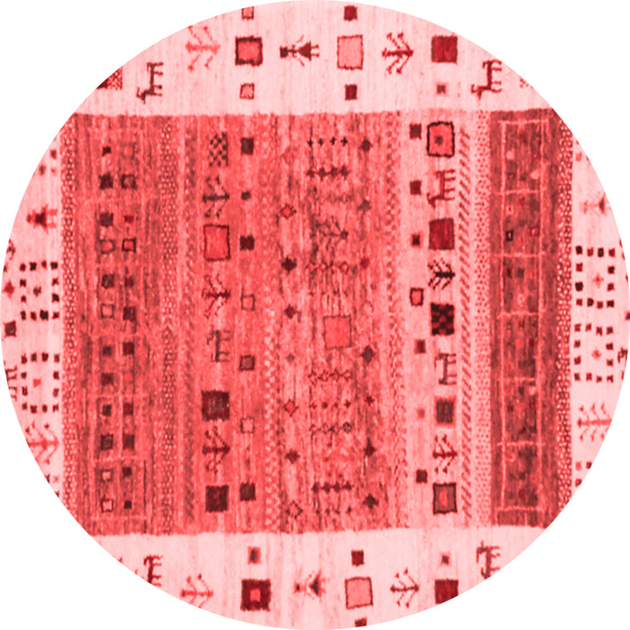Machine Washable Abstract Red Contemporary Rug, wshcon1518red
