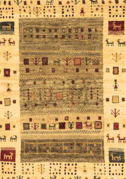 Abstract Brown Contemporary Rug, con1518brn