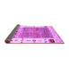 Sideview of Abstract Purple Contemporary Rug, con1518pur