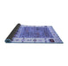 Sideview of Abstract Blue Contemporary Rug, con1518blu