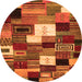 Machine Washable Abstract Orange Contemporary Area Rugs, wshcon1519org