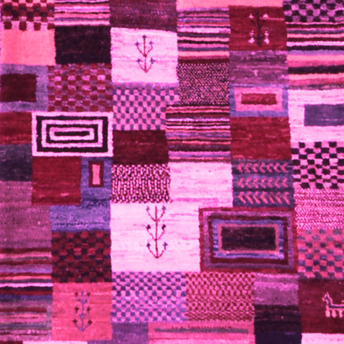 Abstract Pink Contemporary Rug, con1519pnk