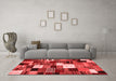 Contemporary Red Washable Rugs