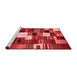 Contemporary Red Washable Rugs