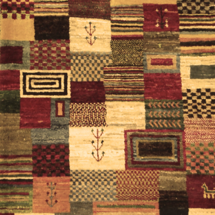 Machine Washable Abstract Brown Contemporary Rug, wshcon1519brn