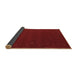 Sideview of Abstract Brown Contemporary Rug, con151brn