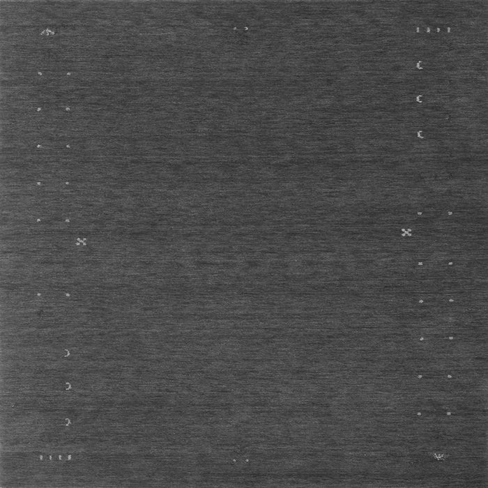 Serging Thickness of Abstract Gray Contemporary Rug, con151gry