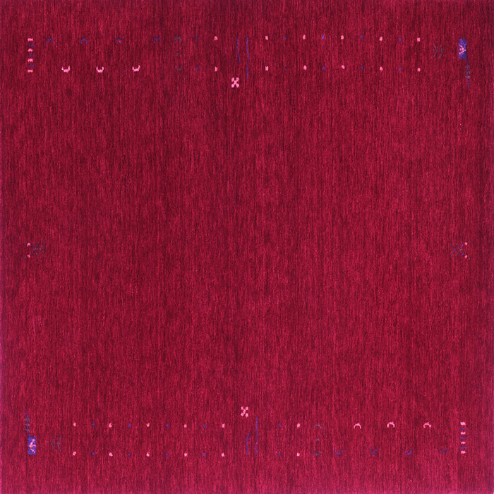 Square Abstract Pink Contemporary Rug, con151pnk