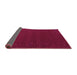 Sideview of Abstract Purple Contemporary Rug, con151pur